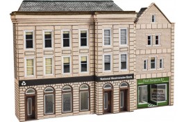 Low Relief Bank And Shop N Scale 
